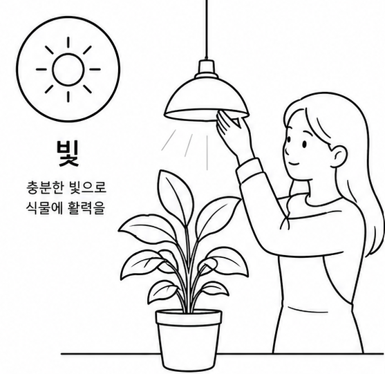 빛 일러스트레이션